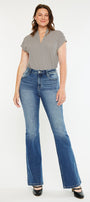 Tana Essentials High Rise Wide Flare Jeans (Curvy) - Official Kancan USA