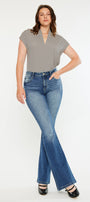 Tana Essentials High Rise Wide Flare Jeans (Curvy) - Official Kancan USA