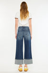 Collie Ultra High Rise Cropped Wide Leg Jeans