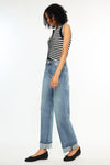 Bellen Essentials High Rise Wide Jeans - Official Kancan USA