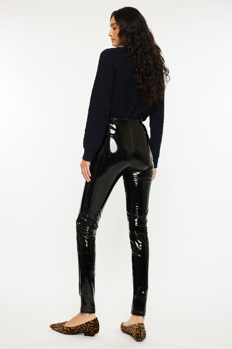 Bellini Skinny Faux Leather Leggings - Official Kancan USA
