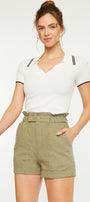 Marco Ultra High Rise Paperbag Shorts - Official Kancan USA
