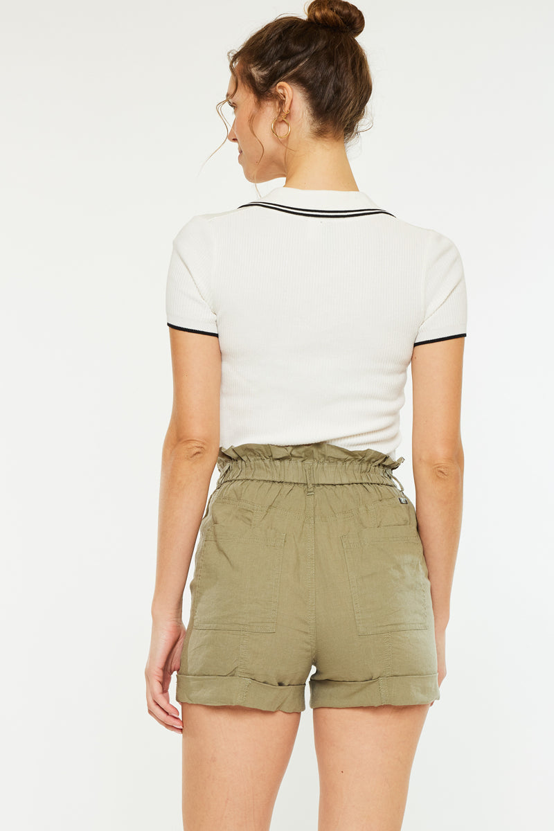 Marco Ultra High Rise Paperbag Shorts - Official Kancan USA