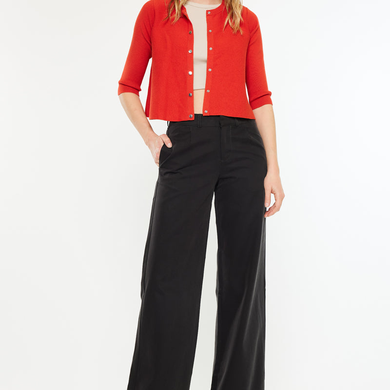 Tinley Mid Rise Wide Leg Pants - Official Kancan USA