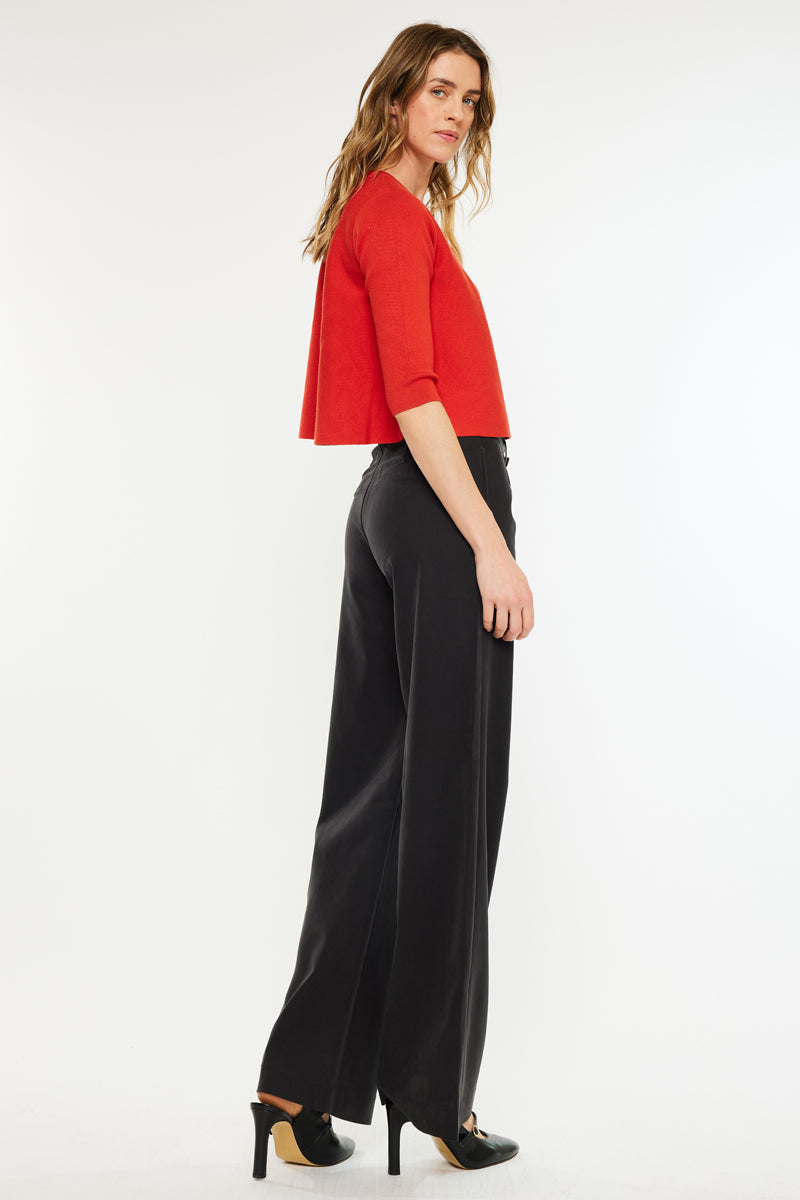 Tinley Mid Rise Wide Leg Pants - Official Kancan USA
