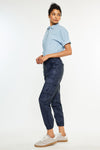 Nelly High Rise Faux Leather Cargo Joggers - Official Kancan USA
