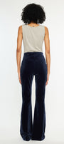 Gracey High Rise Velvet Flare Pants - Official Kancan USA