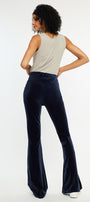 Gracey High Rise Velvet Flare Pants - Official Kancan USA