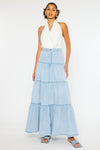 Thalia Maxi Denim Skirt - Official Kancan USA