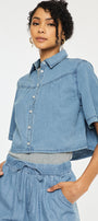 Alannah Cropped Shirt - Official Kancan USA