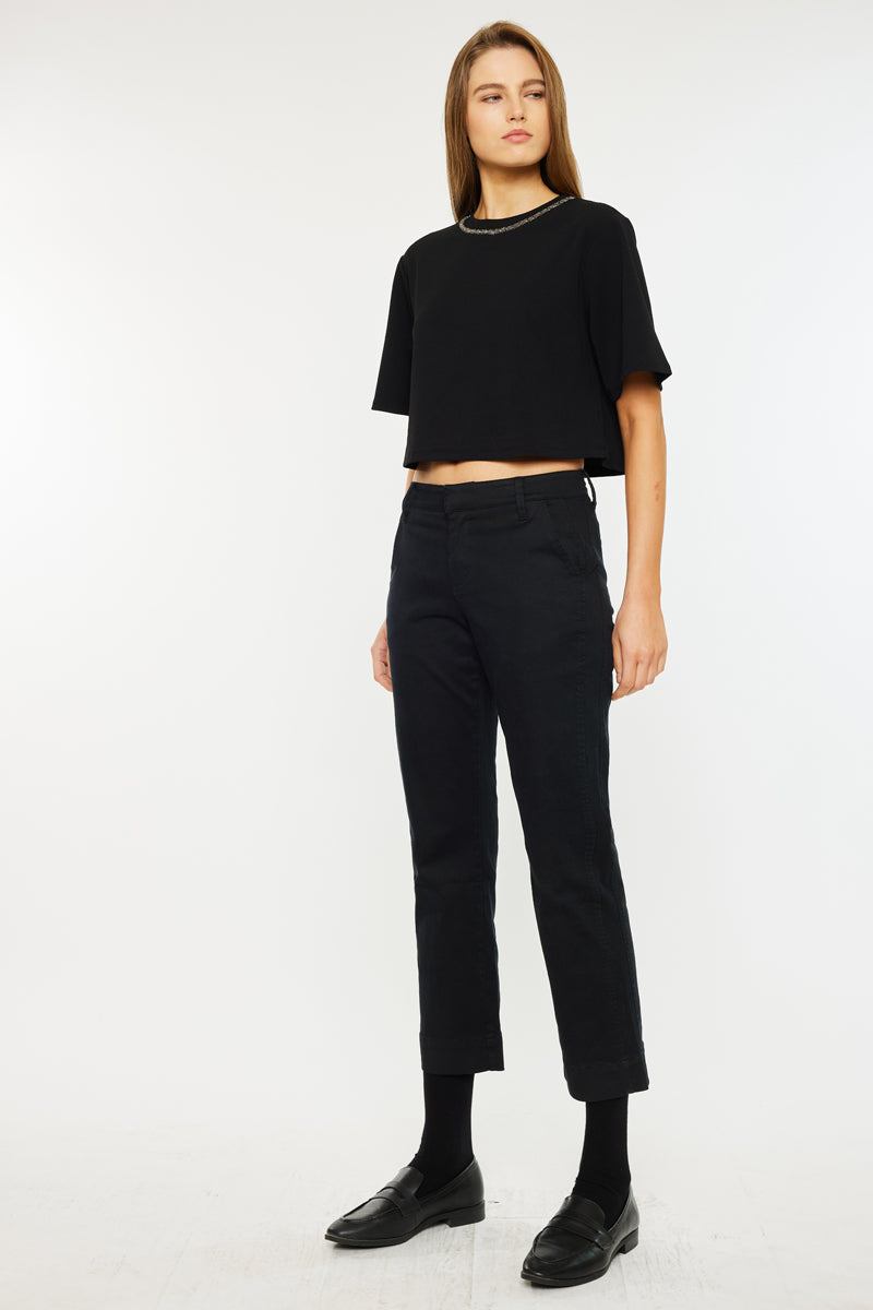 Julia Mid Rise Straight Jeans - Official Kancan USA