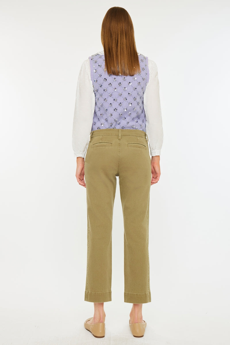 Julia Mid Rise Straight | Kancan USA