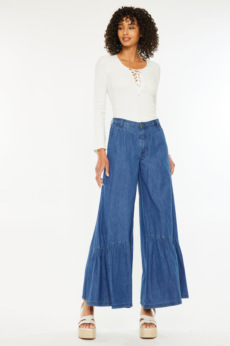 Daria Ultra High Rise Wide Jeans | KanCan Fit – Kancan USA