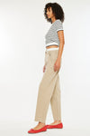 Francine Mid Rise Double Waistband Straight Pants - Official Kancan USA