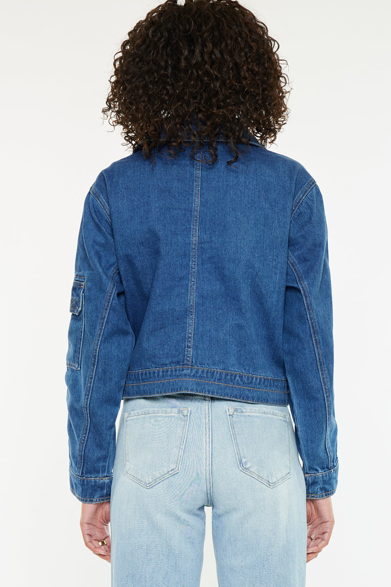 Jailene Denim Windbreaker Jacket - Official Kancan USA