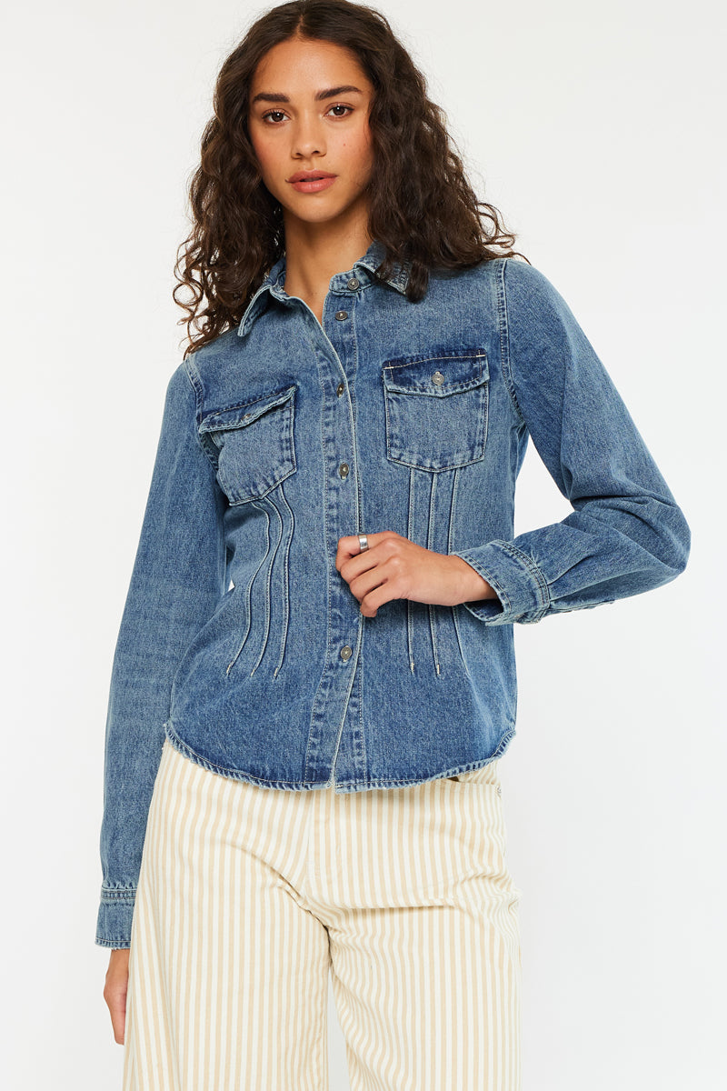 Loreen Western Fitted Shirt - Official Kancan USA