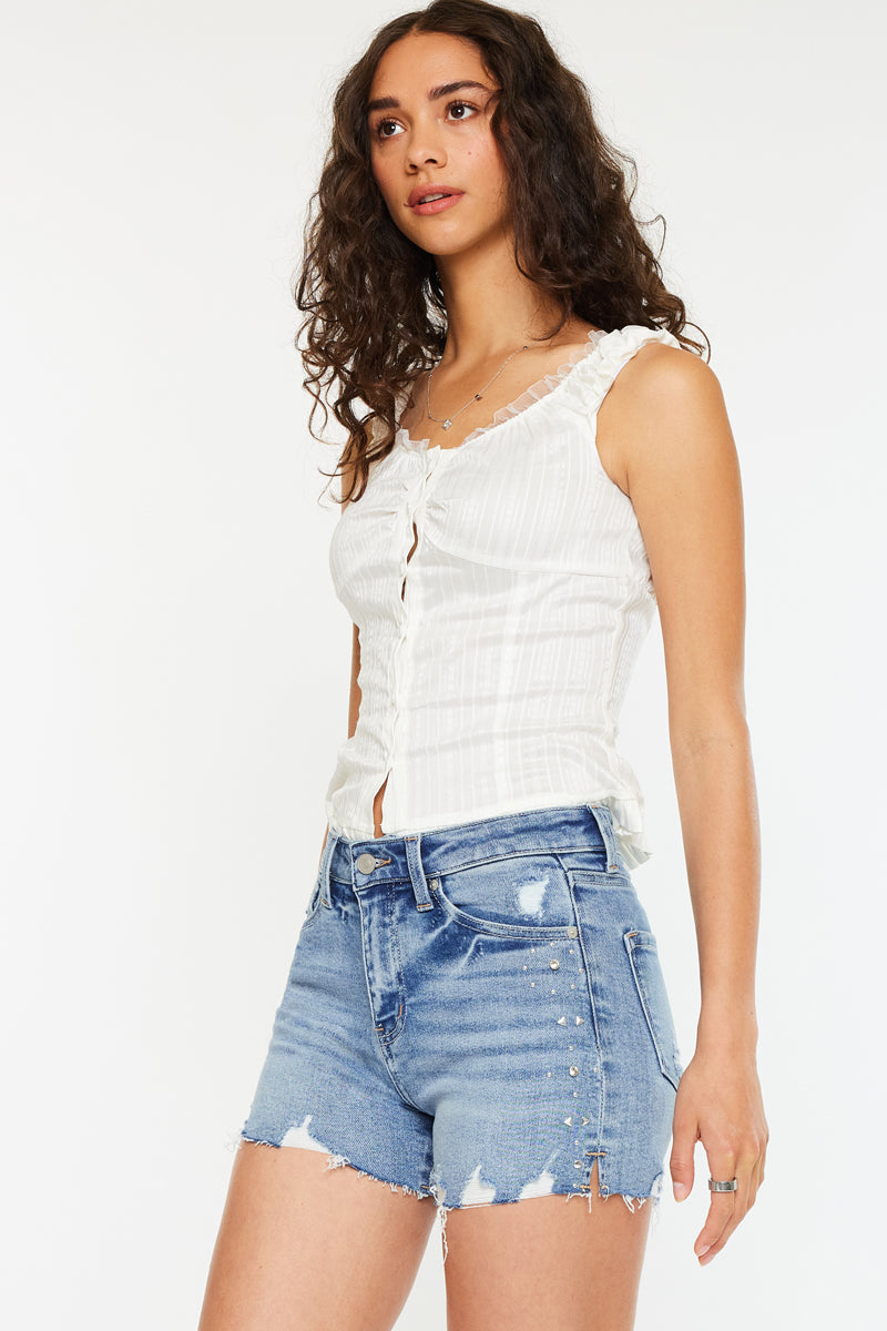 Skyler High Rise Shorts - Official Kancan USA