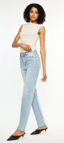 Cheriese High Rise Straight Jeans - Official Kancan USA