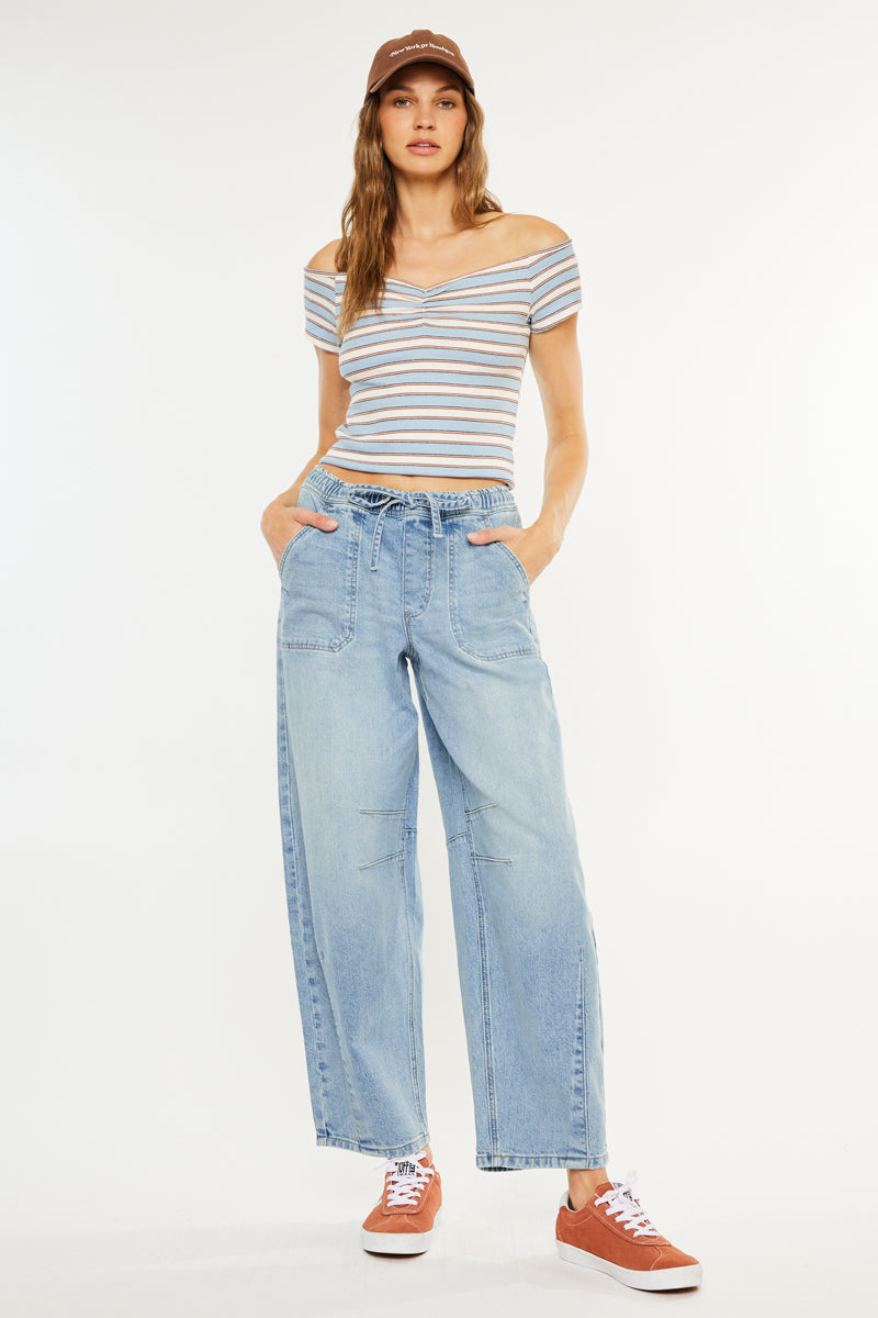 Starlet Ultra High Rise Horseshoe - Baggy Fit with Comfort Stretch