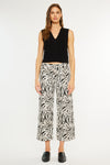 Alonso Mid Rise Crop Wide Leg Jeans - Official Kancan USA