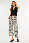 Alonso Mid Rise Crop Wide Leg Jeans - Official Kancan USA