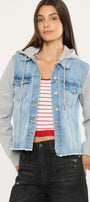 Karine Denim Hoodie Jacket - Official Kancan USA
