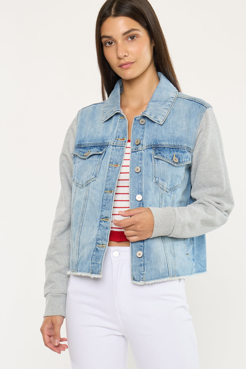 Karine Denim Hoodie Jacket - Official Kancan USA