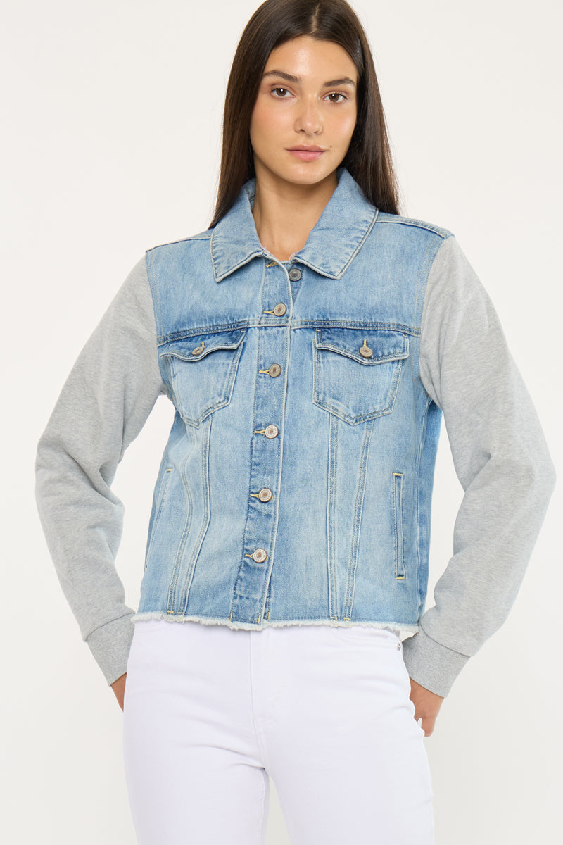 Karine Denim Hoodie Jacket - Official Kancan USA