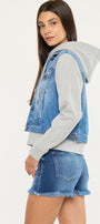Kenzie Denim Hoodie Jacket - Official Kancan USA