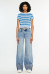 Petal High Rise Wide Leg Jean - Official Kancan USA