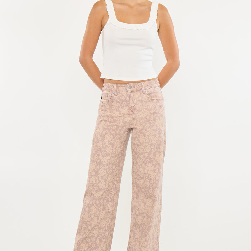 Roselynn High Rise Wide Leg Jean