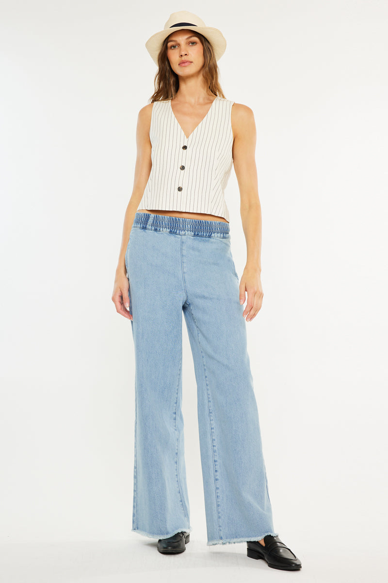 Dia Ultra High Rise Wide Leg Jean - Official Kancan USA