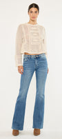 Cecilie Mid Rise Flare Jeans