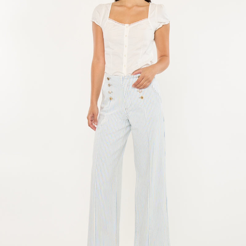 Elora High Rise Wide Leg Trousers