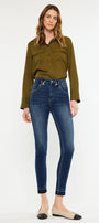 Mackena High Rise Ankle Skinny Jeans - Official Kancan USA