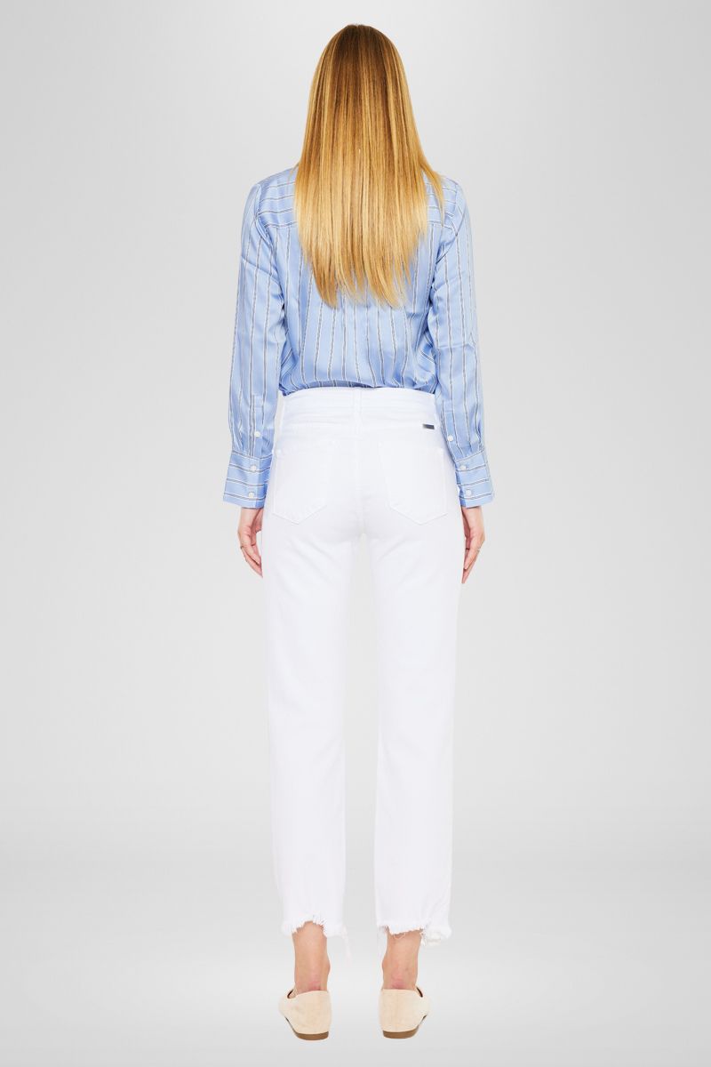 Daniela High Rise Straight Fit Leg Jeans - Official Kancan USA