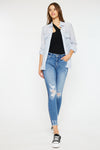 Alora Mid Rise Ankle Skinny - Official Kancan USA