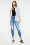 Alora Mid Rise Ankle Skinny - Official Kancan USA