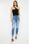 Alora Mid Rise Ankle Skinny - Official Kancan USA