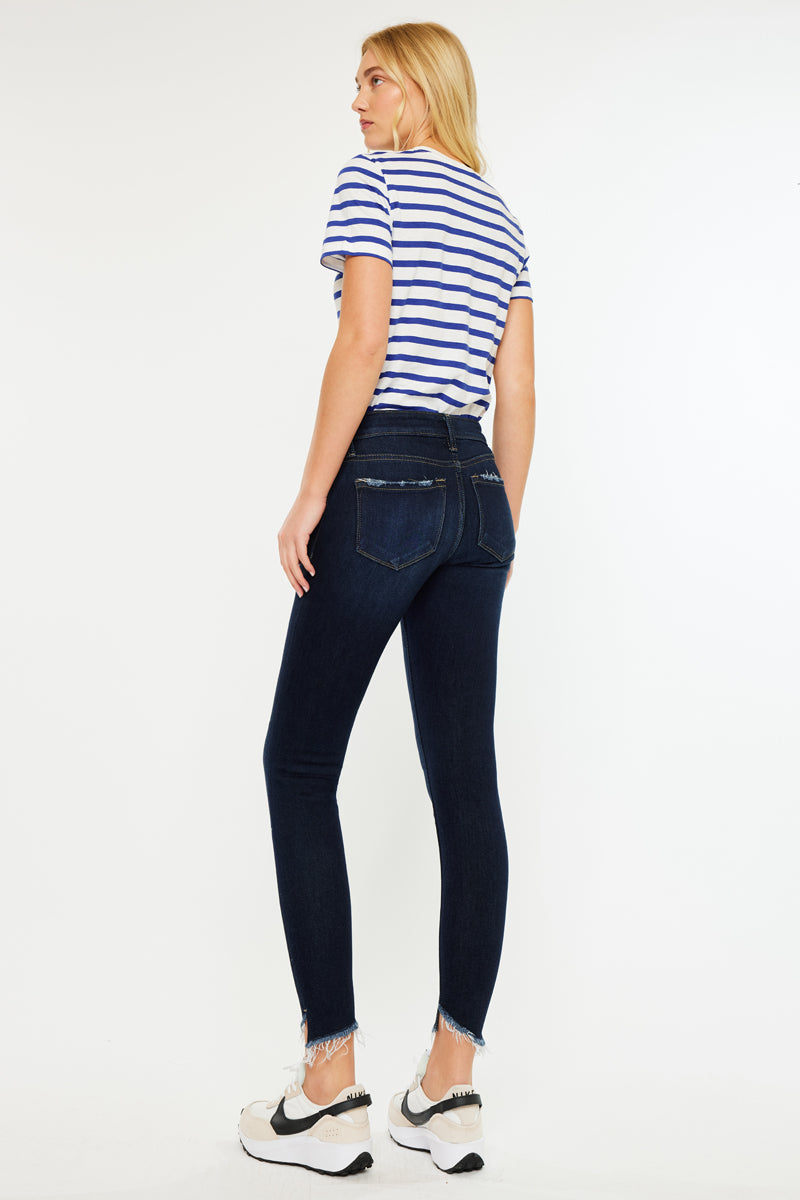 Alexa Low Rise Ankle Skinny Jeans - Official Kancan USA