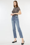Violet High Rise Slim Wide Leg Jeans - Official Kancan USA