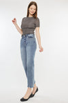 Violet High Rise Slim Wide Leg Jeans - Official Kancan USA