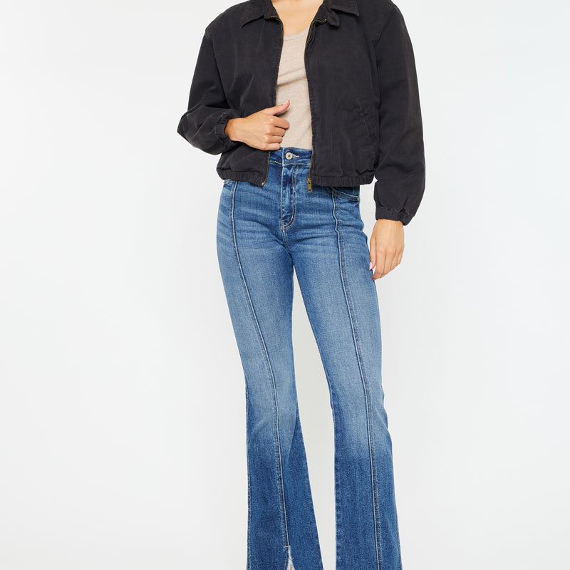 Citrine High Rise Bootcut Jeans - Official Kancan USA