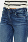 Dolores Mid Rise Slim Straight Leg Fit Jeans - Official Kancan USA