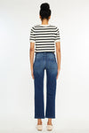 Dolores Mid Rise Slim Straight Leg Fit Jeans - Official Kancan USA