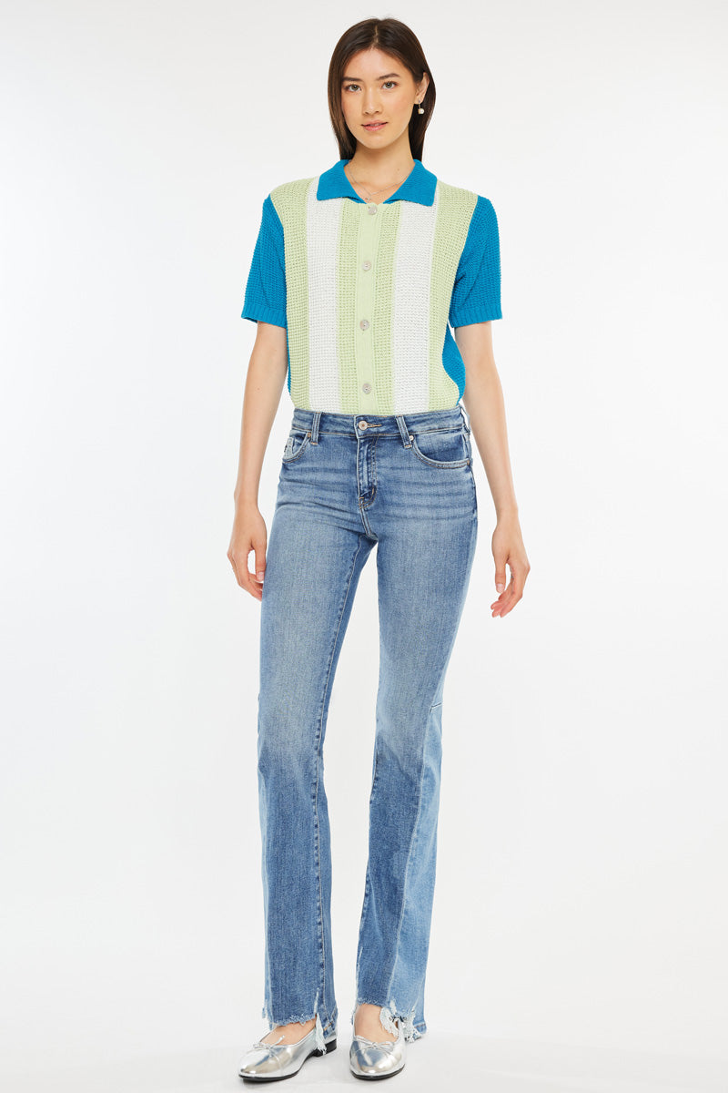 Hope Mid Rise Bootcut Jeans - Official Kancan USA