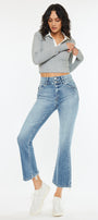 Belle High Rise Crop Bootcut Jeans - Official Kancan USA