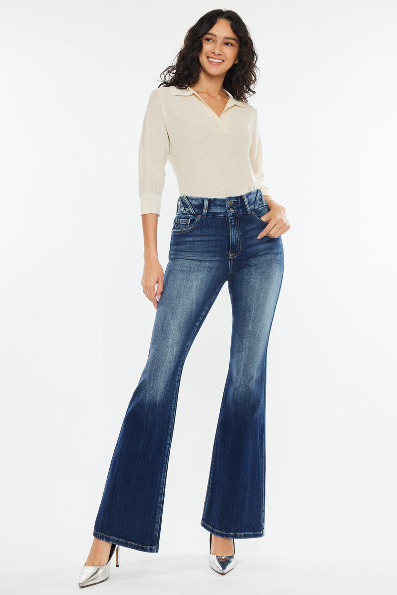 Michelle High Rise Flare Jeans - Official Kancan USA