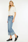 Margret Mid Rise Cropped Wide Leg Jeans - Official Kancan USA