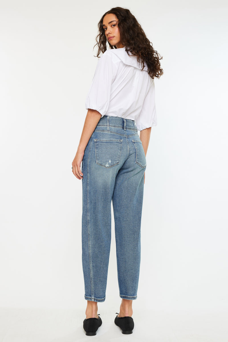 Jane Ultra High Rise Slim Barrel Jeans - Official Kancan USA